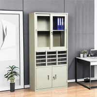 Hokku Designs Multi-functional Off-white Steel Filing Cabinets
