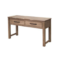 Benjara Umey 55'' Solid Wood Console Table