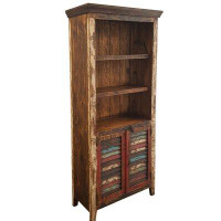 Millwood Pines Freelon 72'' H x 33'' W Solid Wood Standard Bookcase