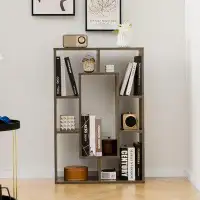 Wrought Studio Wood Open Bookcase With Anti-Toppling Device