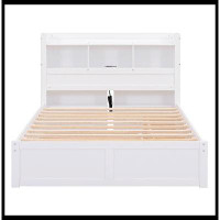 Latitude Run® Storage Platform Bed With Pull Out Shelves