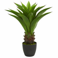 Bay Isle Home™ 23" Artificial Agave Plant in Pot