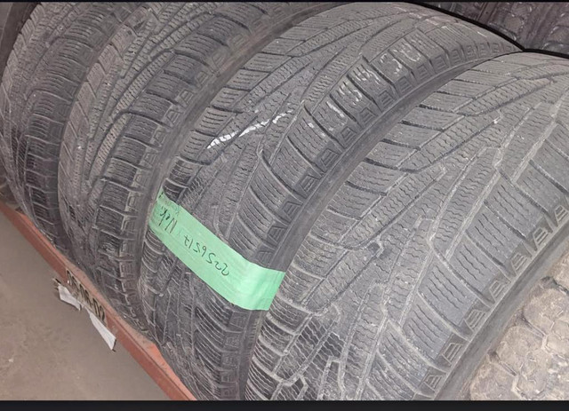USED SET OF WINTER KUMHO 80% TREAD WITH INSTALLATION. in Auto Body Parts in City of Toronto