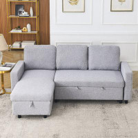 Latitude Run® Reversible Sleeper Sofa With Pull Out Bed