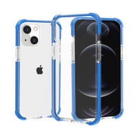 iPhone 15 Pro Max Acrylic Tough Transparent ShockProof Hybrid Case Cover - Blue