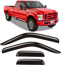 Voron Glass Tape-on Extra Durable Rain Guards for Trucks Ford F250 99-16