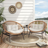 George Oliver Lanise Patio Chair with Cushions
