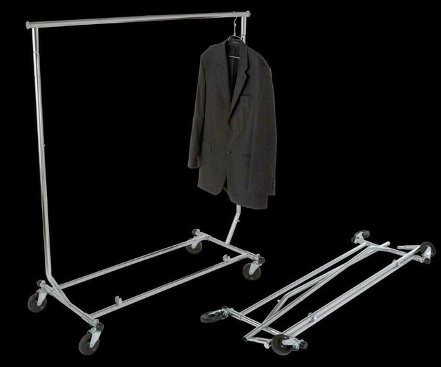 rolling rack, clothes rack, heavy duty clothes rack, rolling rack sale, display rack, store rack, wedding dress racks in Other Business & Industrial - Image 2