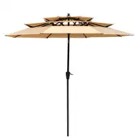 Arlmont & Co. Rogersen 108" Market Sunbrella Umbrella