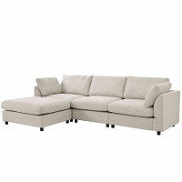 Latitude Run® L Shaped Couch With Reversible Chaise