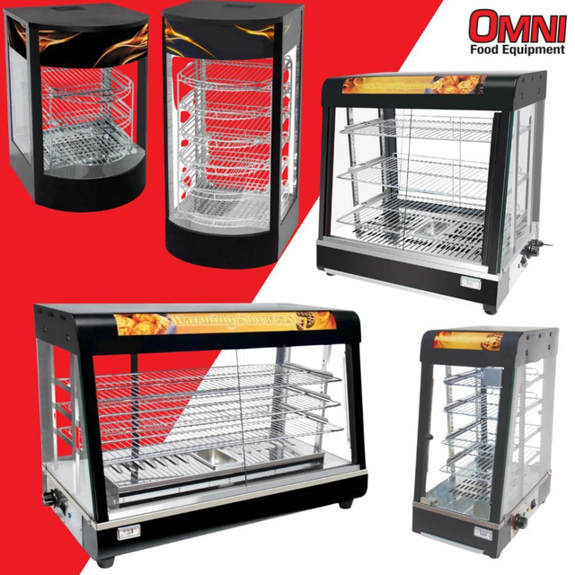 15% OFF -BRAND NEW Electric Glass Display Pizza/Food Warmers-- Display and Warming Equipment  (Open Ad For More Details) in Other Business & Industrial