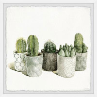 Dakota Fields ''Decorative Planters'' Framed Print