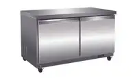 Brand New 60 Wide Double Door Undercounter Refrigerated Prep Table