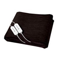 NEW QUEEN & KING SIZE SHERPA HEATED BLANKET DUAL CONTROLLER