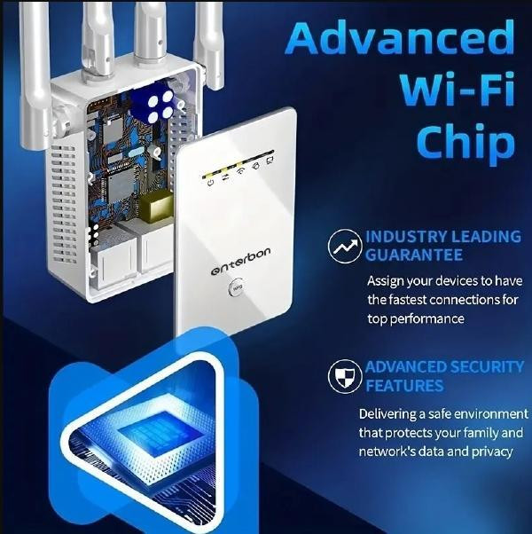 300M WiFi Repeater Extender - Boost Your Home Wi-Fi Signal to Larger Area and Multiple Devices - Easy Setup WiFi Extende in Networking - Image 3