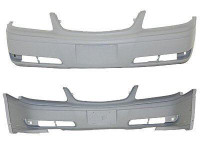 Bumper Front Chevrolet Impala 2004-2005 Primed Ss Model With Lower Valance Slots , GM1000730