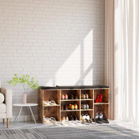Latitude Run® Bench Shoe Rack With Soft Cushion -Shoe Storage Bench For Entryway - Shoe Rack Bench For Bedroom, Aisle Ha