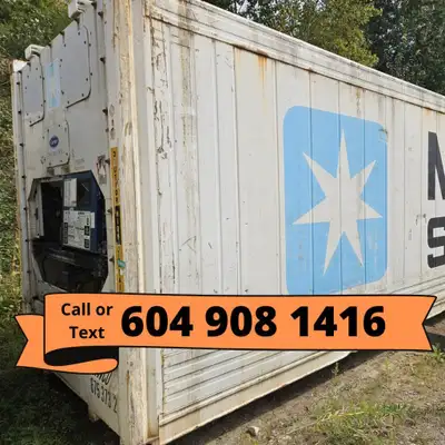Insulated 40 foot High Cube Reefers starting at $7500 Call or Text our sales manager at 604 908 1416...