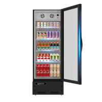 Aplancee Display Merchandiser Refrigerator 23.6" W 10.0 Cu.ft Glass Door