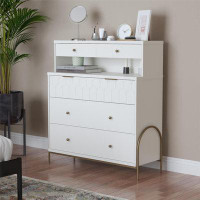 CosmoLiving by Cosmopolitan Anastasia 4 Drawer 41.8" W Chest