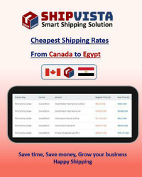 Cheapest Shipping to Egypt from Canada