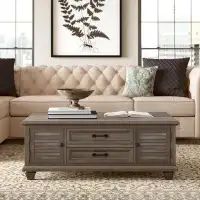 Rosalind Wheeler Breitlin Lift Top Coffee Table with Storage