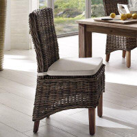 Rosecliff Heights Leverett Patio Dining Side Chair with Cushion