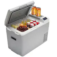 gaomon 32QT Electric Cooler - Car Refrigerator With Wireless Use, Car Fridge With Fast Cooling, Portable Freezer With Lo