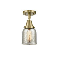 Innovations Lighting Caden Bell 1 Light 5" Flush Mount Silver Plated Mercury