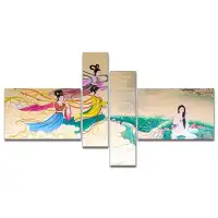 Made in Canada - East Urban Home 'Classical Chinese Painting' Print Multi-Piece Image on Canvas