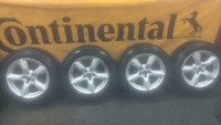 MUSTANG GT ~~~ OEM Winter Package ~~~ 17 Alloy wheels with TPMS & TIRES ~~~ 235/55R17 BFGoodrich Winter Slalom ~ 95%trd