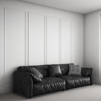 LORENZO Sofa living room simple technology cloth black