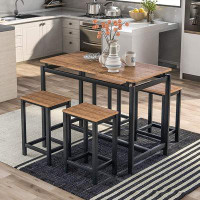 Ebern Designs Tiffney 4 - Person Counter Height Dining Set