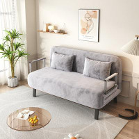 Mercer41 Leisure Sofa Bed with Sturdy Steel Frame for Home