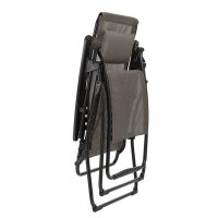 Lafuma America Inc. Lafuma Futura Batyline XL Series Outdoor Relaxation Chair, Graphite (2 Pack)