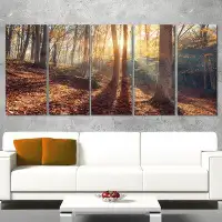 Design Art Crimean Mountains Autumn 5 Piece Photographic Print on Wrapped Canvas Set