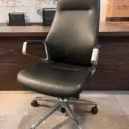 Icon L2 Chair Chair Model: #IL2.HB.LE10.PAF.PA Showroom Model Specs: Upholstered seat and back Heigh...
