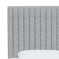 AllModern Contrada King Channel Bed In Zuma Charcoal