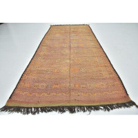Isabelline One-of-a-Kind Ilfracombe Hand-Knotted Peach 6'2" x 13'5" Runner Wool Area Rug