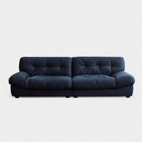 Fortuna Femme 102.36" Deep blue Cloth Modular Sofa cushion couch