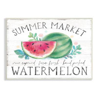 Stupell Industries Summer Market Watermelon Farm Country Grain Pattern