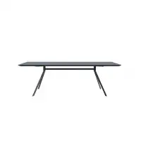 Recon Furniture 78.74" Black desktop Modern Desk