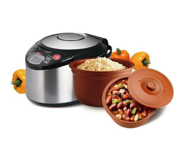 VitaClay 8 Cup Organic Multi-Cooker Plus Yogurt Maker VM7900-8, Vita Clay in Microwaves & Cookers - Image 3
