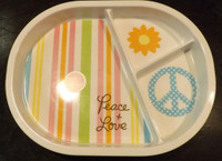 Baby Kids Plate Divided 3 Compartments Circo - Peace + Love Design