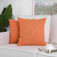 Gracie Oaks Decorative Linen Bed Throw Pillow Case, Comfortable Cushion Cover For Couch