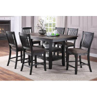 Hollywood Decor 6 - Person Counter Height Dining Set