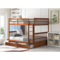 Harriet Bee Full Over Full Bunk Bed With Two Storage Drawers