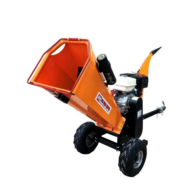 5 inch 13HP Honda GX390 Commercial Cyclonic Chipper Shredder Towable Gas-Powered Self-Feeding in Power Tools - Image 2