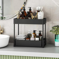 Ebern Designs 2 Pack Under Sink Organizers And Storage Bathroom Organizer Under Sink, Pull Out Cabinet Organizer For Kit