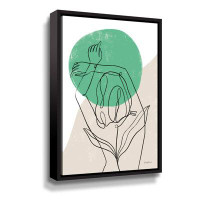Corrigan Studio Planted IV Gallery Wrapped Floater-Framed Canvas